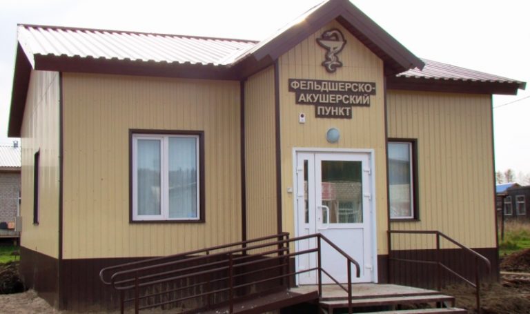 На острове Чечень завершается строительство нового фельдшерско-акушерского пункта