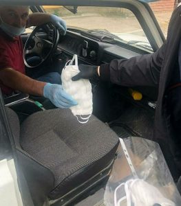 В Кайтагском районе раздали более 3000 защитных медицинских масок
