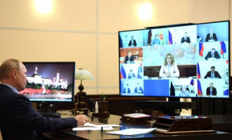 Глава Дагестана принял участие в совещании по эпидобстановке в России под руководством Президента РФ