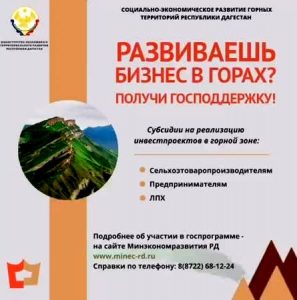 Молодежь Дагестана призвала бизнес к участию в программе развития горных районов