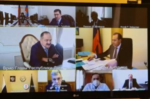 Сергей Меликов провел видео-совещание с Правительством Дагестана