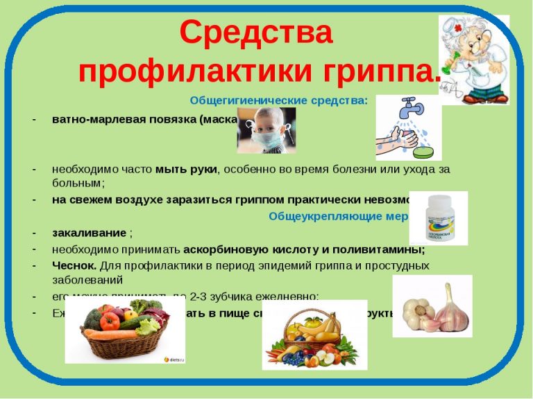 Грипп и меры его профилактики