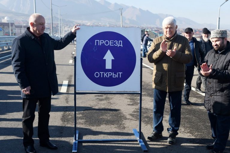 Новый путепровод открыт на севере Махачкалы