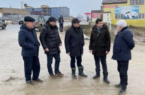 Батыр Эмеев посетил подтопленное село Новокули Новолакского района