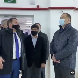 Сергей Меликов прибыл с рабочей поездкой в город Хасавюрт