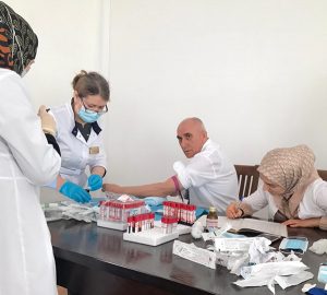 «Жители Рутульского района сдают анализ крови на наличие антител к коронавирусу»