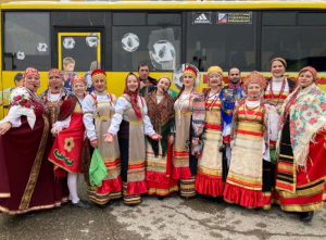 Народный хор русской песни «Волна» принял участие в мероприятии, посвящённом празднованию Масленицы