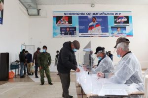 Жители с. Куруш Докузпаринского района активно участвуют в выборах в Госдуму РФ и Народное Собрание РД