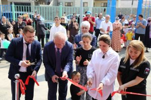 Абдулпатах Амирханов принял участие в открытии нового детского сада в микрорайоне Ак-Гель