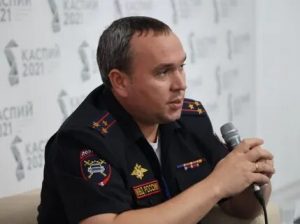 На форуме «Каспий-2021» прошла встреча с начальником Управления Госавтоинспекции МВД по РД Александром Шалагиным
