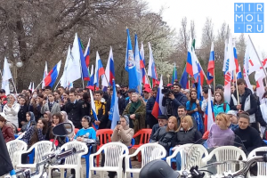 Магомед Хадулаев выступил на митинге-концерте в поддержку российской армии и жителей Донбасса