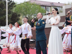 В Каспийске состоялся концерт ансамбля песни и пляски Северо-Кавказского округа Росгвардии