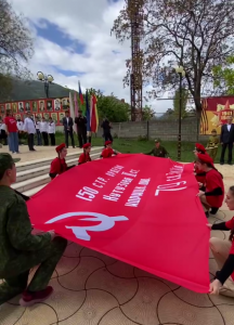 Празднования Дня Победы в Ахтынском районе