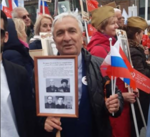 Байрам Абдулаев принял участие в «Бессмертном полку» в Москве