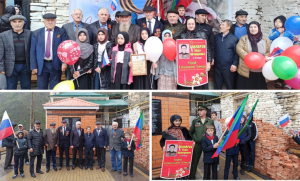 Автопробег в честь Героя Советского Союза Кади Абакарова прошел в Цумадинском районе