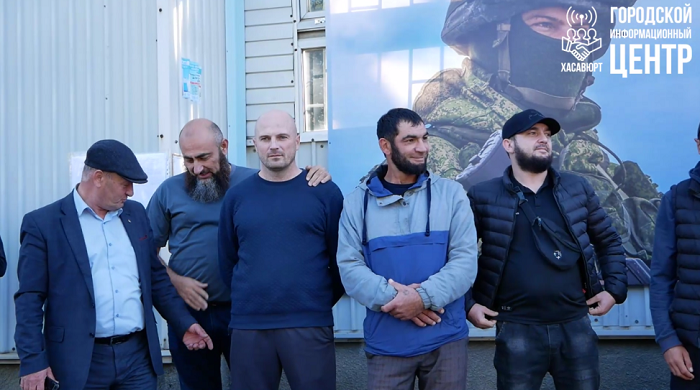 Из Хасавюрта отправилась еще одна группа мобилизованных на региональный сборный пункт