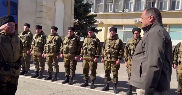 Провожал сегодня добровольцев из северной зоны Дагестана, боевых братьев, которые едут в зону проведения спецоперации