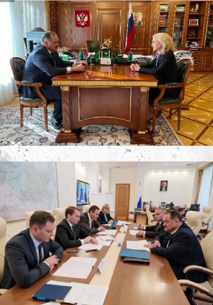 Сегодня у меня состоялось сразу несколько важных встреч с федеральными руководителями