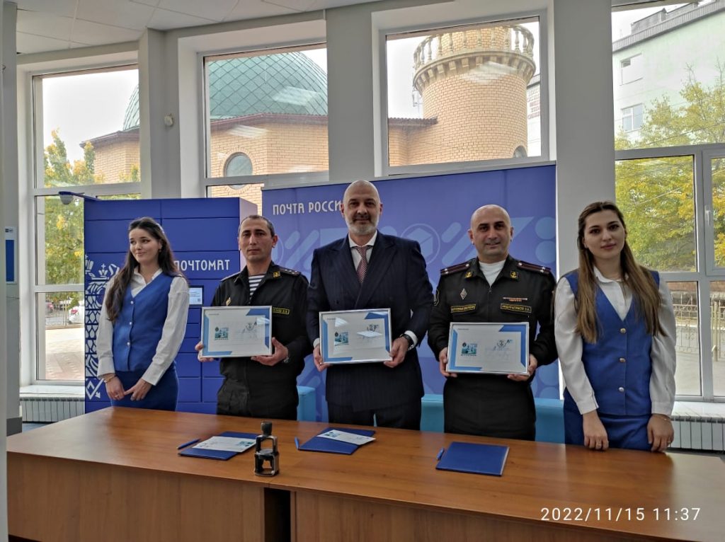 В Дагестане вышел в обращение уникальный конверт, посвященный 300-летию со дня образования Краснознаменной Каспийской флотилии
