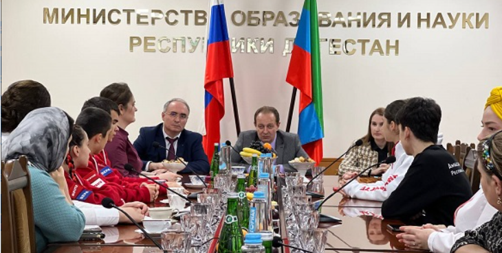 Встреча с участниками I Съезда Российского движения детей и молодёжи прошла в Дагестане