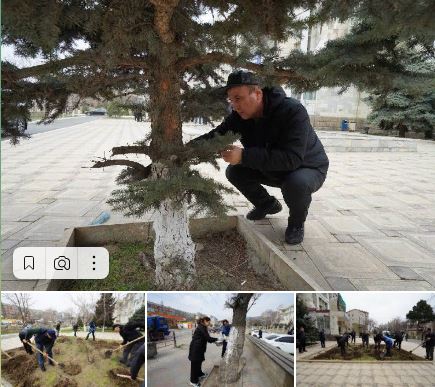 Коллектив и руководство министерства транспорта и дорожного хозяйства РД вместе с ГКУ «Дагестанавтодор» принимает активное участие в субботнике на территории ведомства