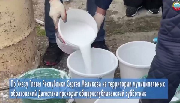 Общереспубликанский субботник на территории администрации Буйнакского района