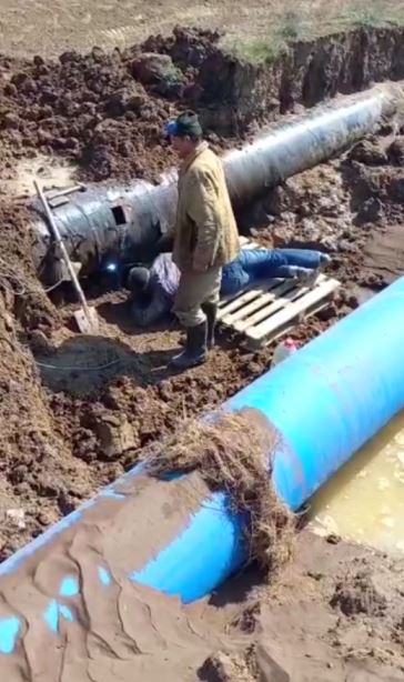 Ремонтно-восстановительные работы на центральном водоводе Чиркей-Буйнакск завершены