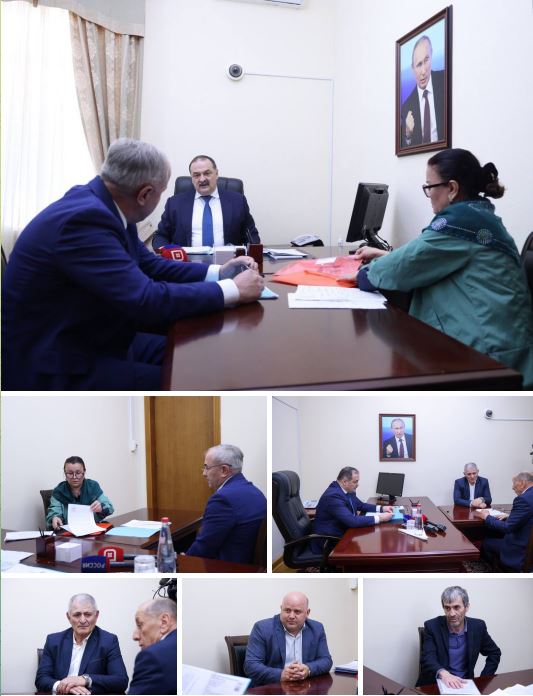 Сегодня провёл личный приём граждан