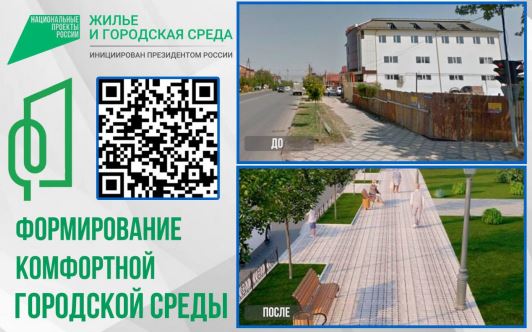 Уважаемые хасавюртовцы! ?Сегодня мы расскажем вам о дизайн-проекте общественной территории "Пешеходная зона на улице Имама Шамиля от дома №141 до дома №137"
