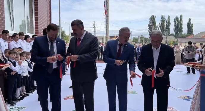 Новая школа на 1150 мест открылась в Хасавюрте к началу учебного года