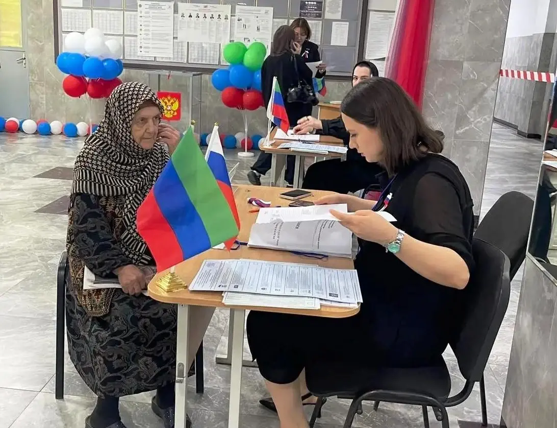 Пожилые жители Дагестана одними из первых пришли на избирательные участки