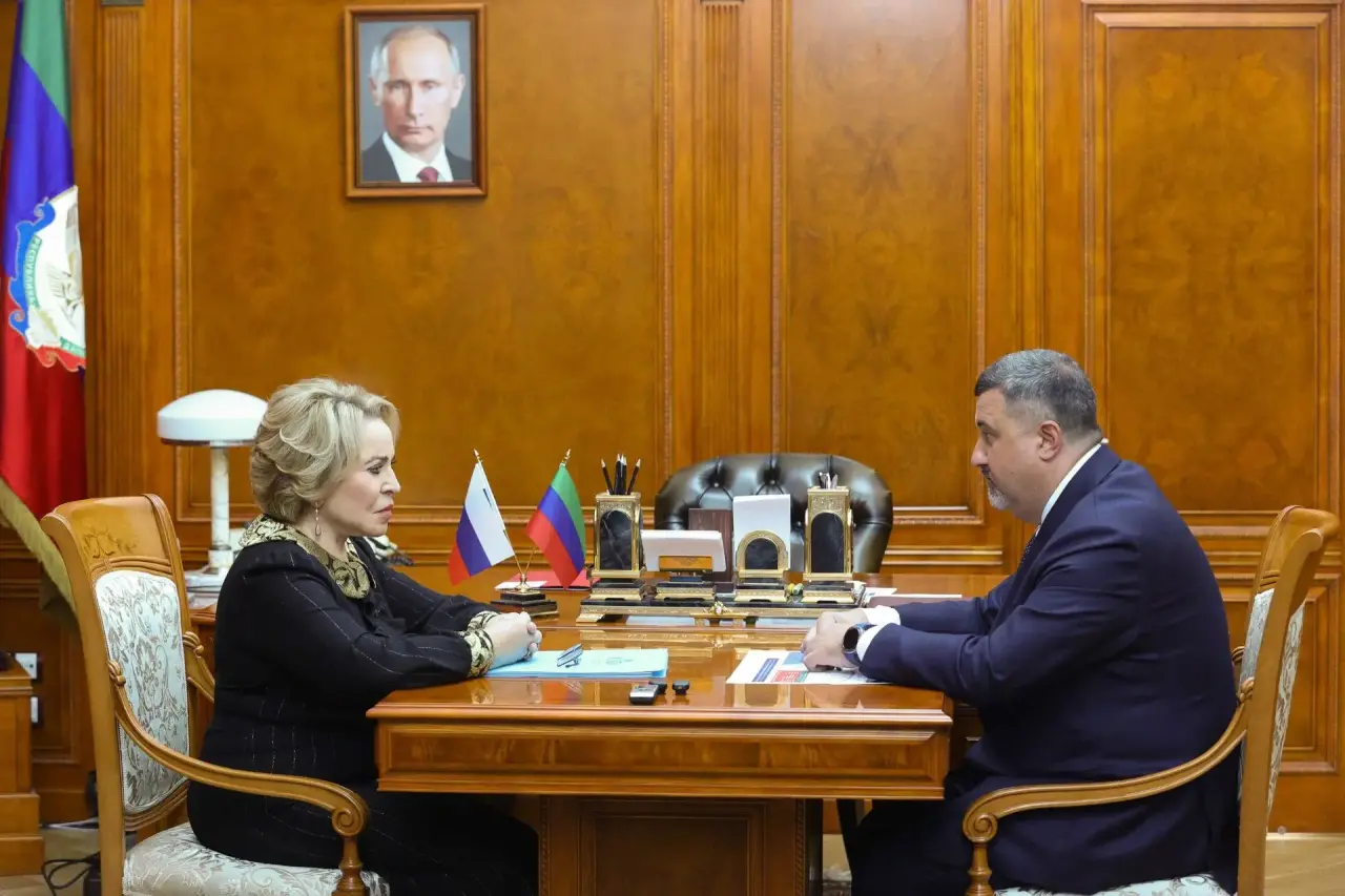 Матвиенко призвала Щукина оправдывать доверие жителей Дагестана ежедневной работой