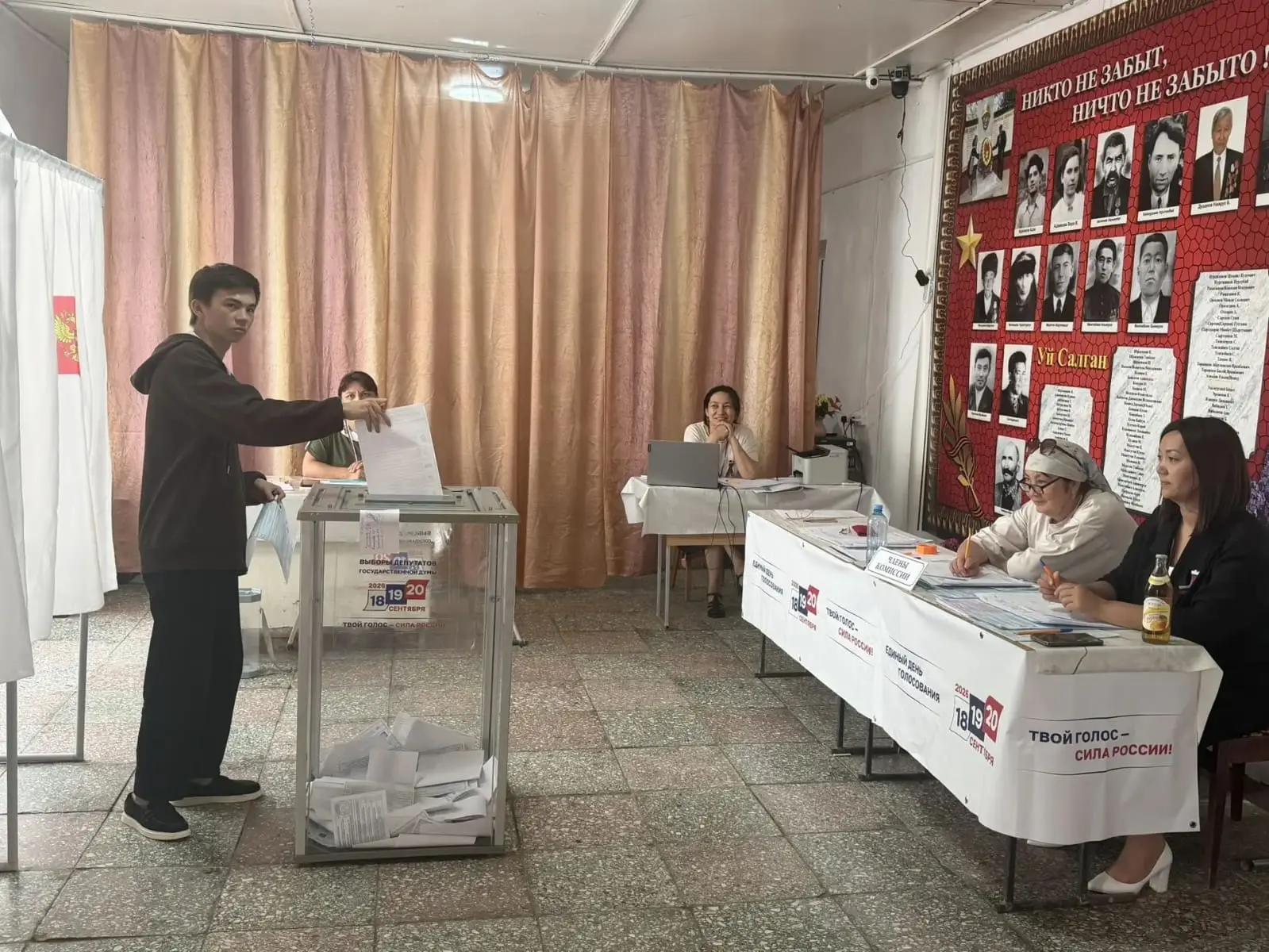 В самом северном селе Дагестана Уйсалган продолжается второй день голосования