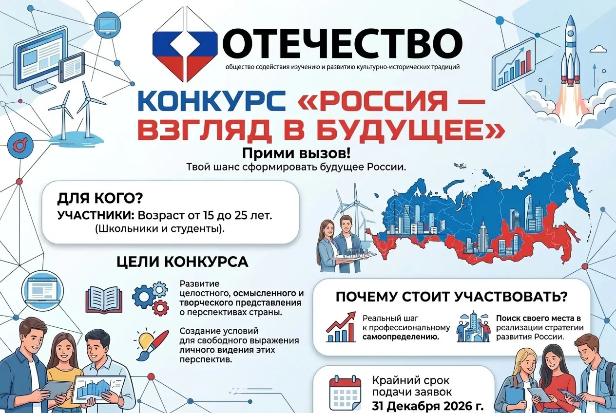 Молодёжь Дагестана приглашают принять участие в конкурсе «Россия - взгляд в будущее»