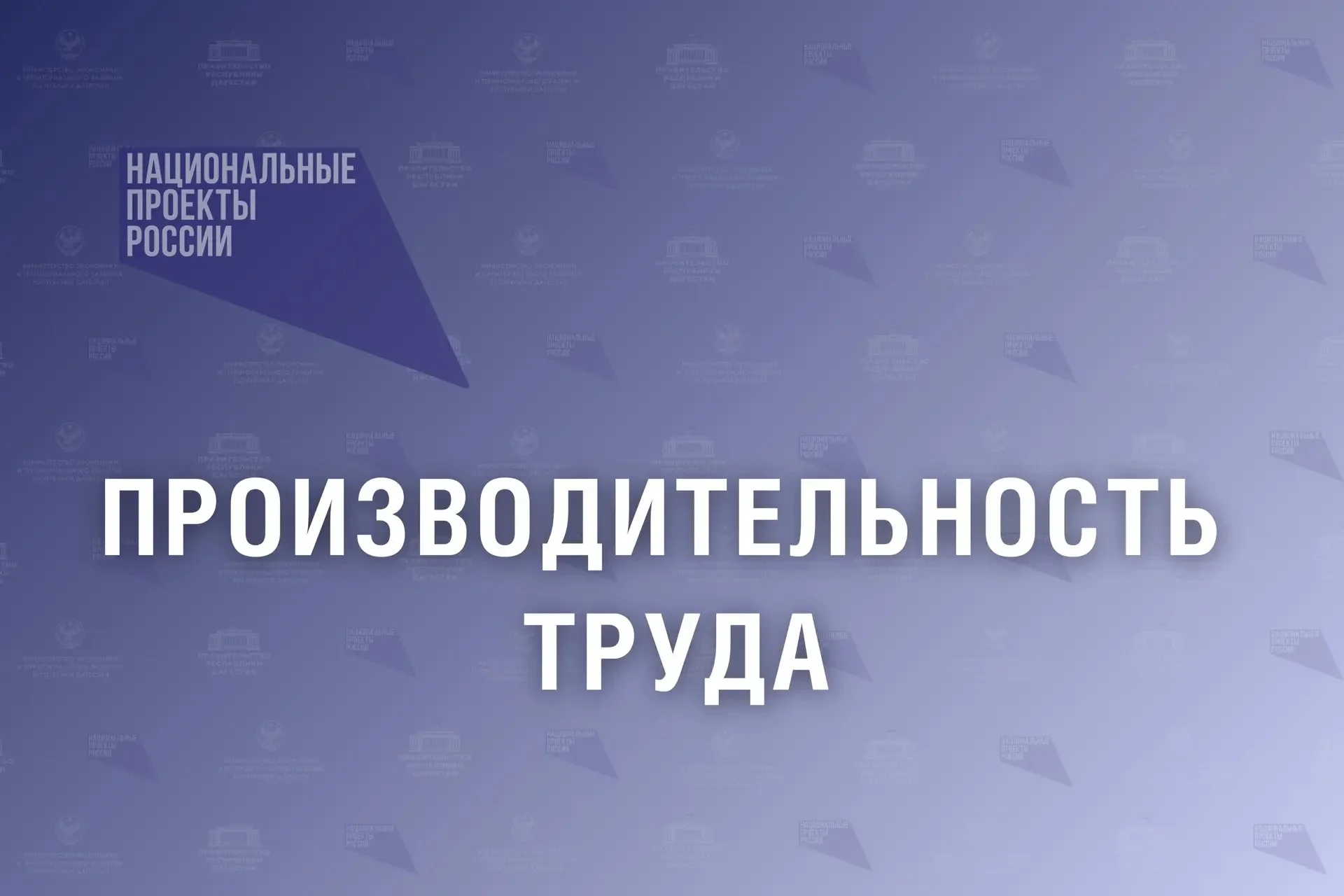 Дагестан расширяет проект «Производительность труда»: бережливые технологии внедрят в социальной сфере