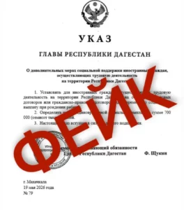 В Дагестане опровергли распространяемый в мессенджерах «указ» Фёдора Щукина
