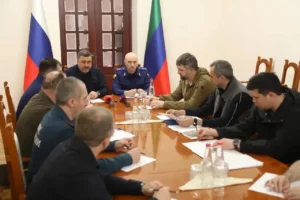 В Дагестане проходит заседание штаба по ликвидации последствий ЧС