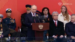 Владимир Путин поздравил россиян с Днём Победы на Параде Победы в Москве