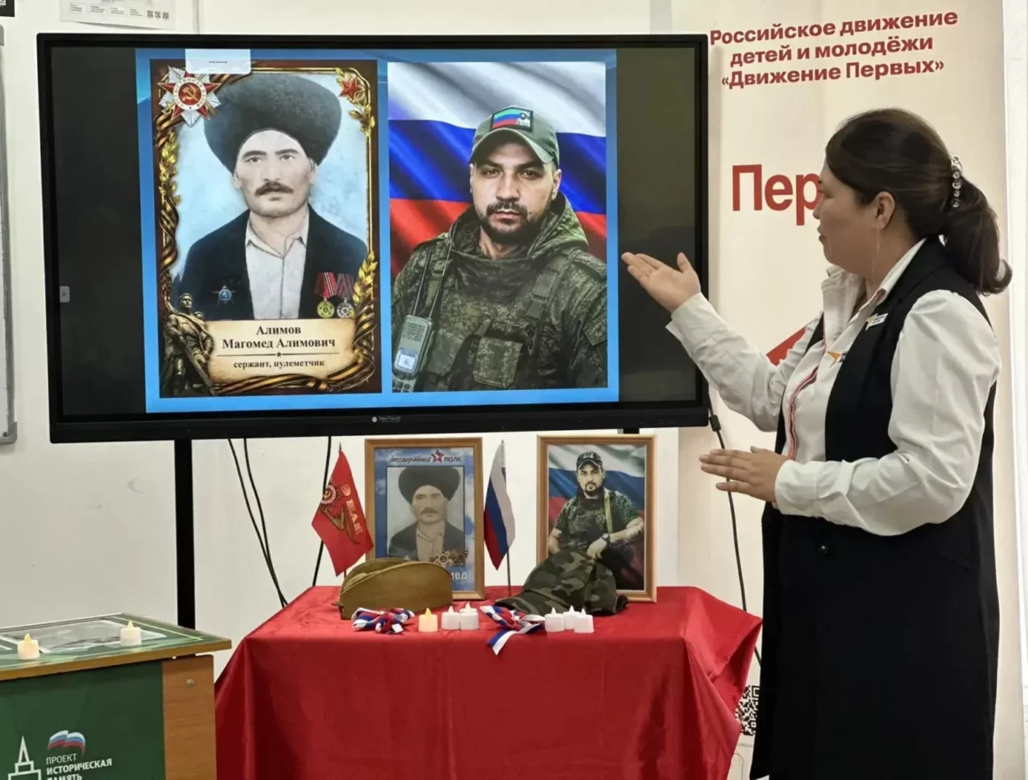 В Терекли-Мектебе открыли «Парту Героя» в честь погибшего участника СВО
