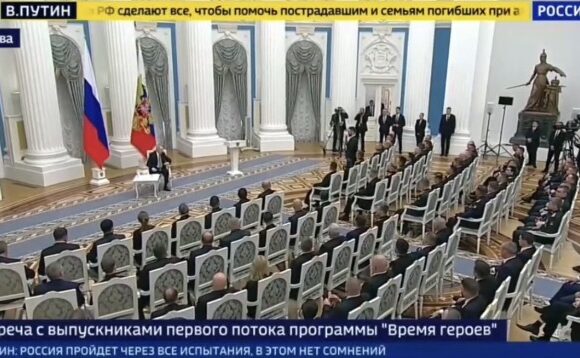 Герой России Темирлан Абуталимов встретился с Владимиром Путиным на площадке программы «Время героев»