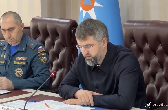 Магомед Рамазанов участвует в обсуждении мер по восстановлению пострадавших от паводков территорий
