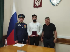Офицер из Терекли-Мектеб удостоен высоких наград за службу Родине