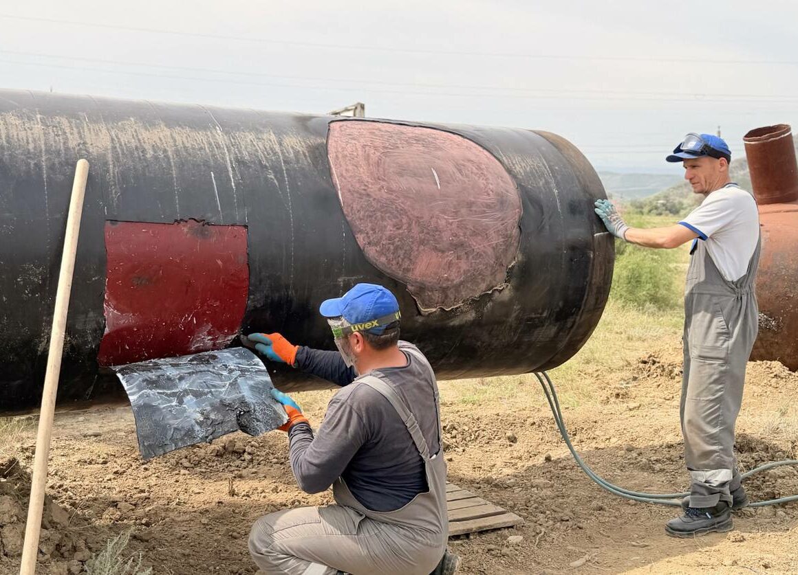 Ход восстановительных работ на газопроводе оценили на месте