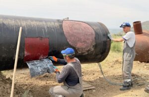 Ход восстановительных работ на газопроводе оценили на месте
