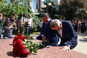 В Махачкале почтили память Героя России Магомеда Нурбагандова